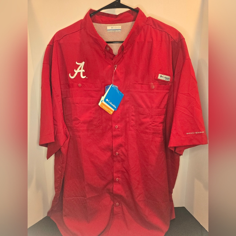 Alabama Crimson Tide Columbia PFG shirt